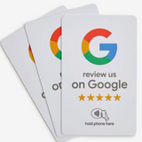 Liggende NFC Google-reviewkaart